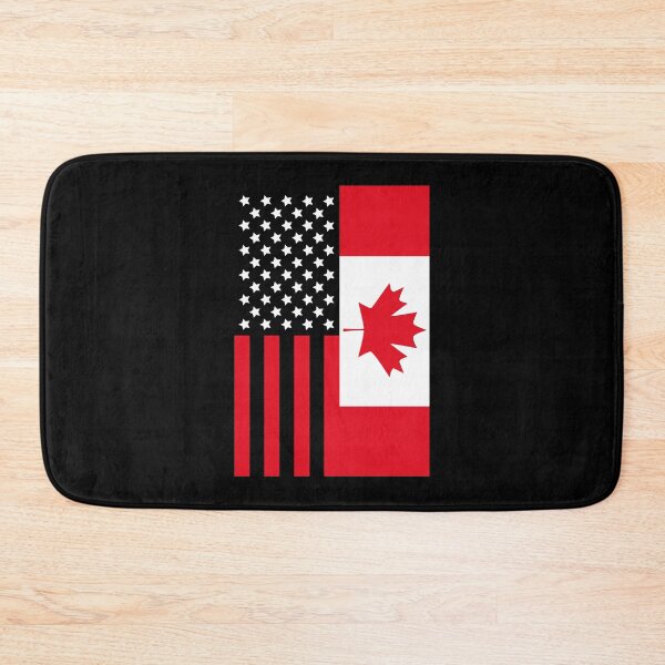 Item preview, USA Friendship American Canadian Flag Canada designed and sold by bestshirtdesign.