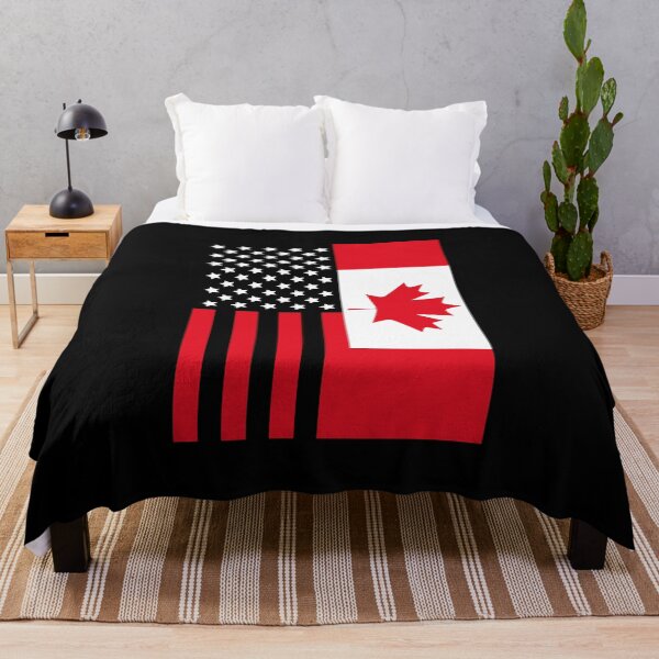 Item preview, USA Friendship American Canadian Flag Canada designed and sold by bestshirtdesign.