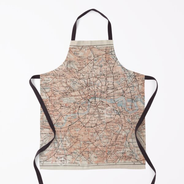 Item preview, Vintage Map of London designed and sold by KALEIDOSCOPE UK.