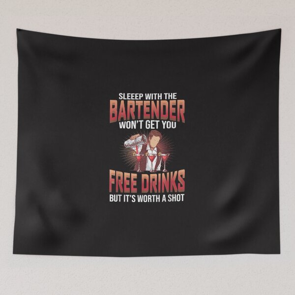 Item preview, Funny saying Sleeping with a Bartender designed and sold by luczkimudin.