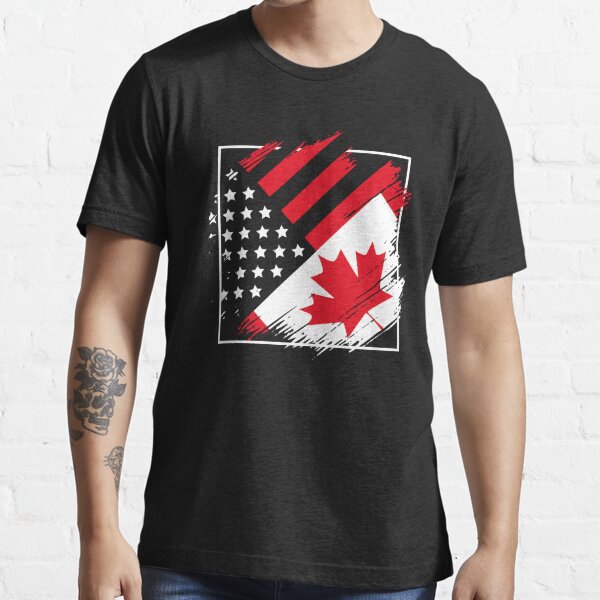  Canada Flag Maple Leaf Canadian Pride Retro Vintage Style Men's  Crewneck Sweatshirt (Black Small) : Clothing, Shoes & Jewelry