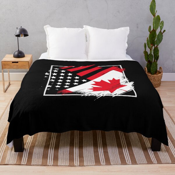 Item preview, Canadian Flag American Friendship USA Canada designed and sold by bestshirtdesign.