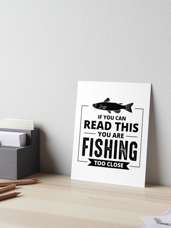 Fishing Dad Fish Outdoor Hunting Hunter Funny Saying  Art Print for Sale  by CuteDesigns1