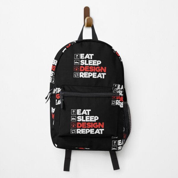 Item preview, Eat Sleep Design Repeat: Funny Graphic Designer designed and sold by Adexyl.