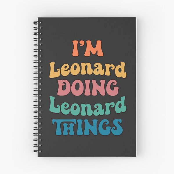 Item preview, Leonard Funny Retro First Name designed and sold by Americandude.