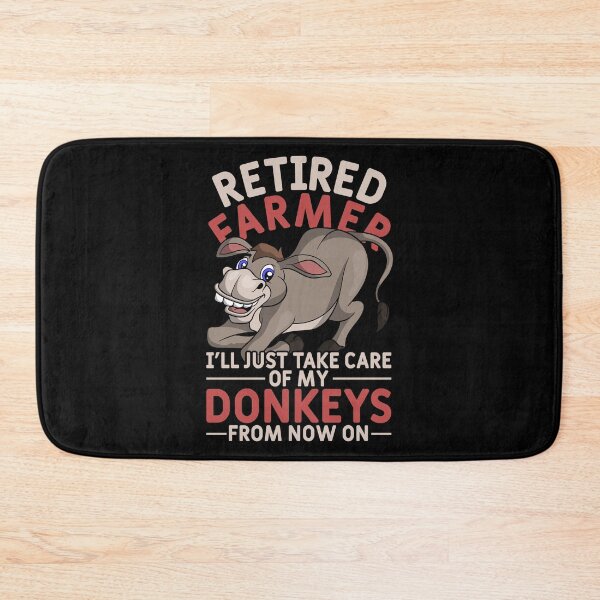 Item preview, Retirement Farming Funny Retired Farmer Farm Animal Donkey designed and sold by bestshirtdesign.