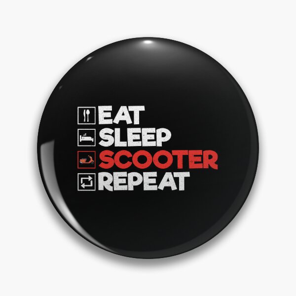 Item preview, Eat Sleep Scooter Repeat: Funny Scooter Rider Scooter Lover designed and sold by Adexyl.