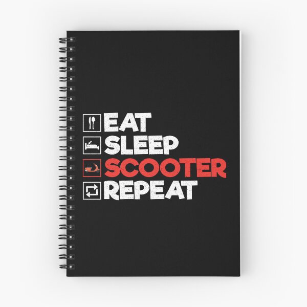 Artikelvorschau, Eat Sleep Scooter Repeat: Lustiger Scooter Rider Scooter Lover entworfen und verkauft von Adexyl.
