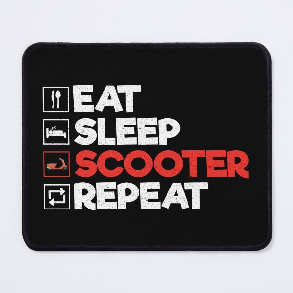 Item preview, Eat Sleep Scooter Repeat: Funny Scooter Rider Scooter Lover designed and sold by Adexyl.
