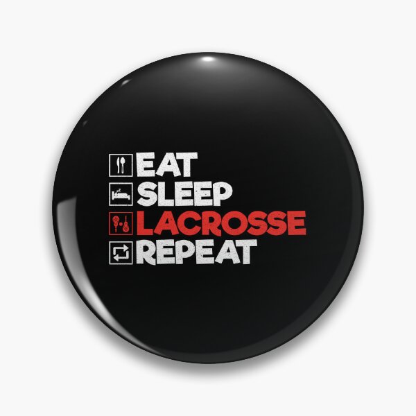 Item preview, Eat Sleep Lacrosse Repeat: Funny Lacrosse Player Coach Lacrosse Lover designed and sold by Adexyl.