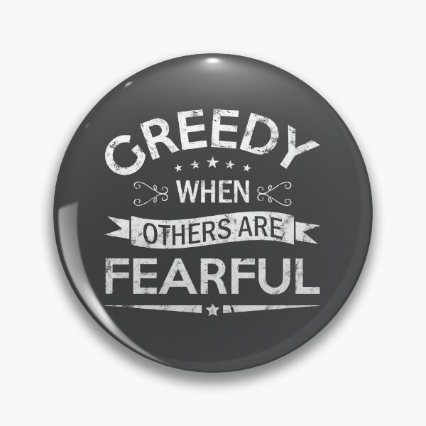 Item preview, Greedy When Others Are Fearful, Vintage Look designed and sold by Nostalgia-Lab.