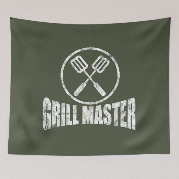 Item preview, Grill Master, Vintage Distressed Look designed and sold by Nostalgia-Lab.
