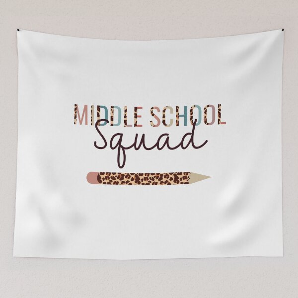 Item preview, Middle School Squad Back To School Leopard For Middle school Teacher designed and sold by JokeGysen.