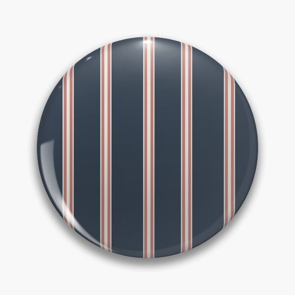 Item preview, Stripes, Thick + Thin - Naval Blue, Rose Tan + Alabaster White designed and sold by NolkDesign.