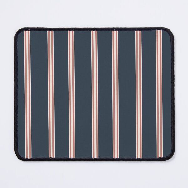 Item preview, Stripes, Thick + Thin - Naval Blue, Rose Tan + Alabaster White designed and sold by NolkDesign.