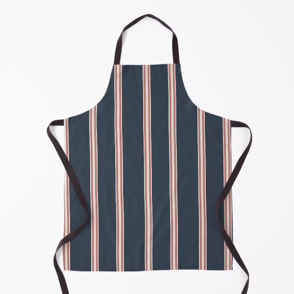 Item preview, Stripes, Thick + Thin - Naval Blue, Rose Tan + Alabaster White designed and sold by NolkDesign.