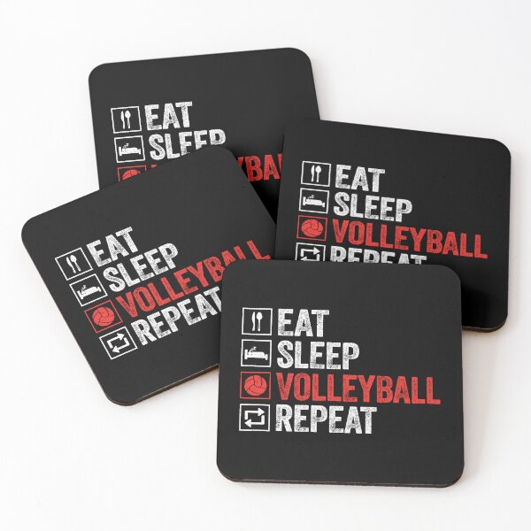 Item preview, Eat Sleep Volleyball Repeat: Funny Volleyball Player Coach or Lover designed and sold by Adexyl.