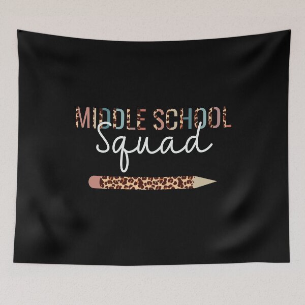 Item preview, Middle School Squad Back To School Leopard For Middle school Teacher designed and sold by JokeGysen.