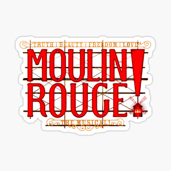 Red Windmill logo Sticker