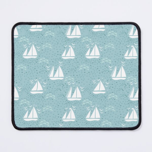 Item preview, Sailing boats and dolphins on sea pattern number2 designed and sold by pocketgraphic.