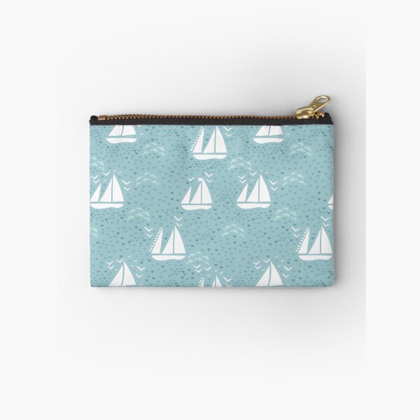 Item preview, Sailing boats and dolphins on sea pattern number2 designed and sold by pocketgraphic.