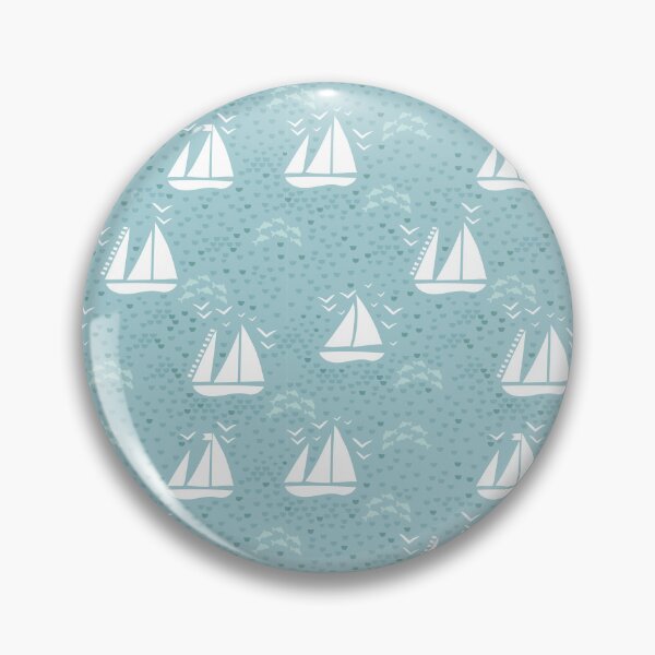 Item preview, Sailing boats and dolphins on sea pattern number2 designed and sold by pocketgraphic.