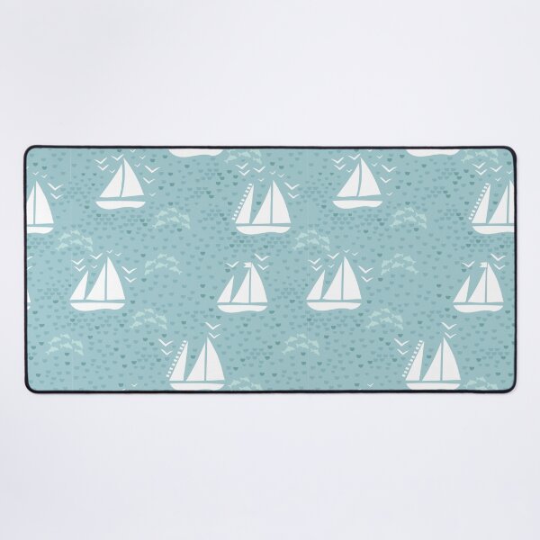 Item preview, Sailing boats and dolphins on sea pattern number2 designed and sold by pocketgraphic.