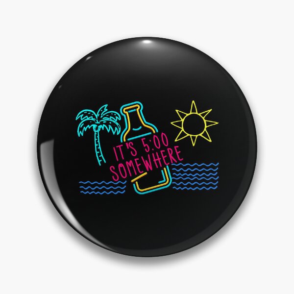 Item preview, It's 5 O'clock Somewhere - Beach Vacation T-Shirt designed and sold by AlexisHarry.
