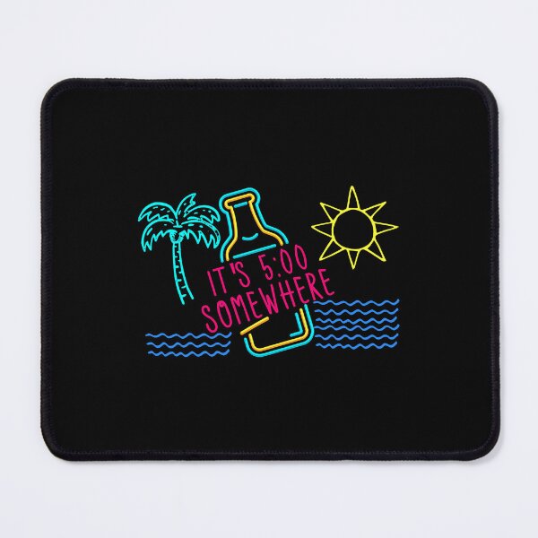 Item preview, It's 5 O'clock Somewhere - Beach Vacation T-Shirt designed and sold by AlexisHarry.