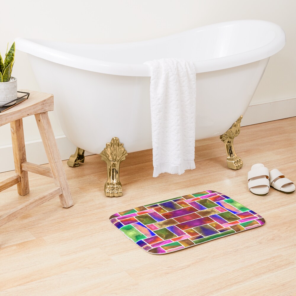 Item preview, Bath Mat designed and sold by Zeichenbloq.