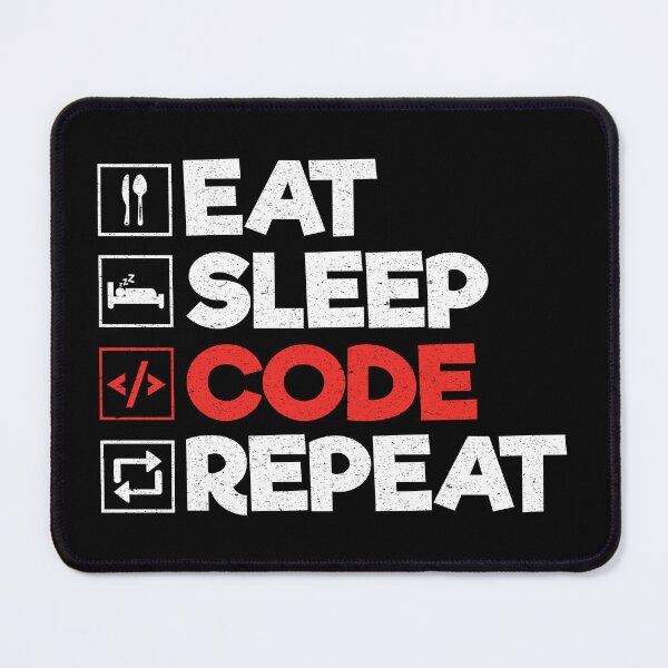 Item preview, Eat Sleep Code Repeat: Funny Coder Programmer Computer Lover designed and sold by Adexyl.