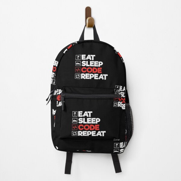 Item preview, Eat Sleep Code Repeat: Funny Coder Programmer Computer Lover designed and sold by Adexyl.
