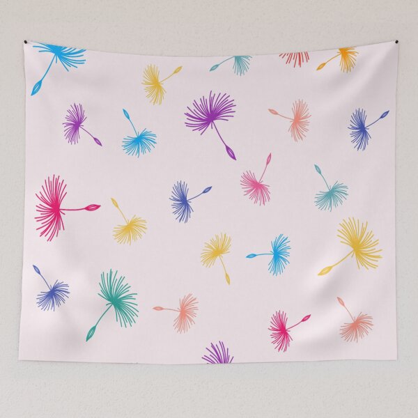 Item preview, Colourful floret pattern. designed and sold by Trianglegreen.
