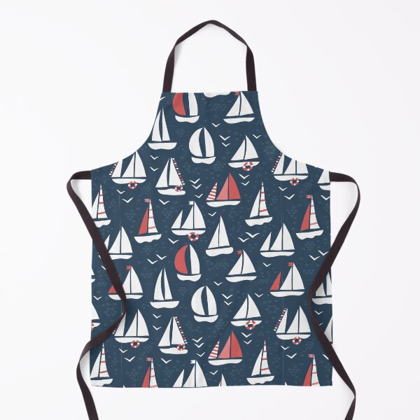 Item preview, Sailing boats and birds on sea pattern number2 designed and sold by pocketgraphic.