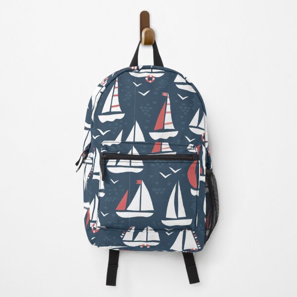 Item preview, Sailing boats and birds on sea pattern number2 designed and sold by pocketgraphic.