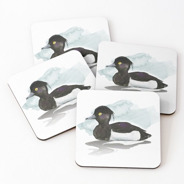 Item preview, Tufted Duck watercolor designed and sold by Bwiselizzy.