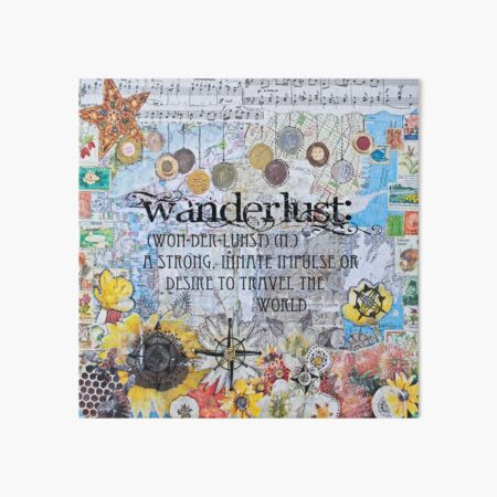 Wanderlust Art Board Print