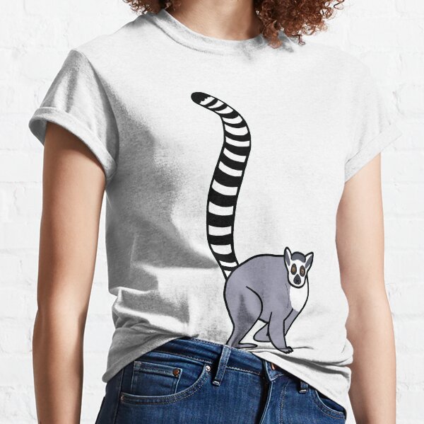 Lemur Catta - Ring Tailed Lemur Classic T-Shirt