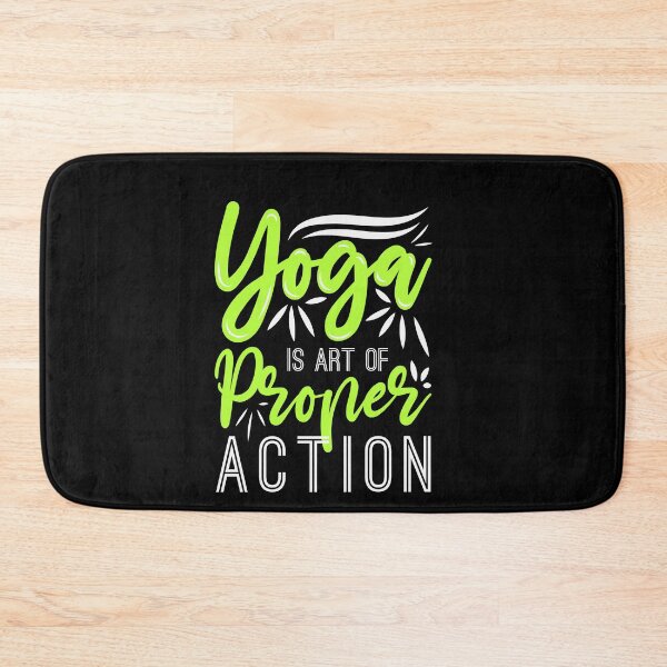 Item preview, yoga is art of proper action designed and sold by Fislux.