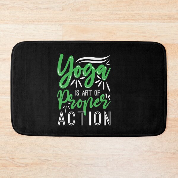 Item preview, yoga is art of proper action designed and sold by Fislux.