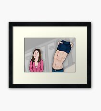 Jeff x Annie Framed Print