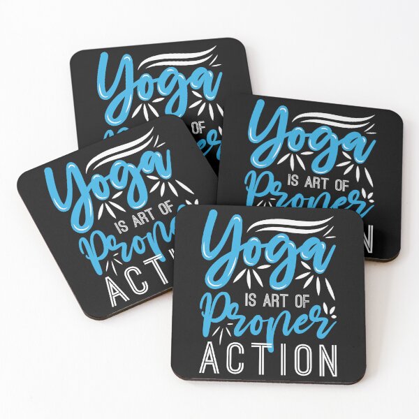 Item preview, yoga is art of proper action designed and sold by Fislux.