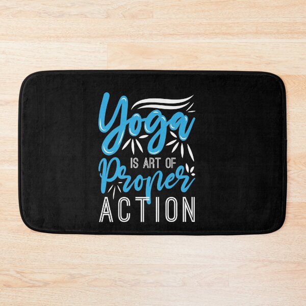 Item preview, yoga is art of proper action designed and sold by Fislux.