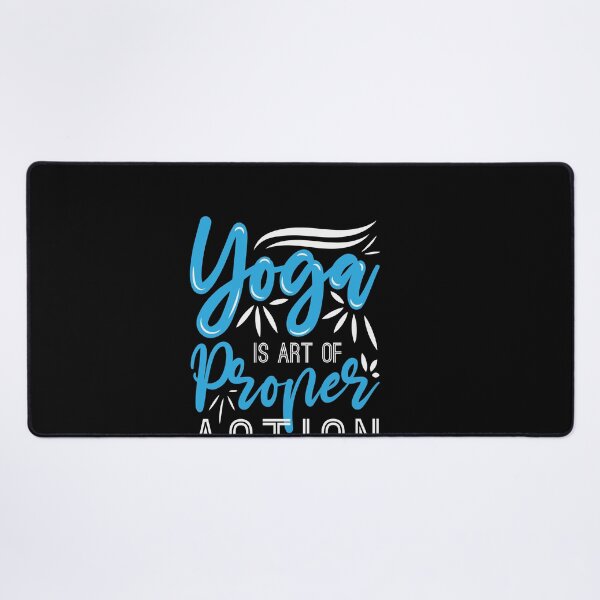 Item preview, yoga is art of proper action designed and sold by Fislux.