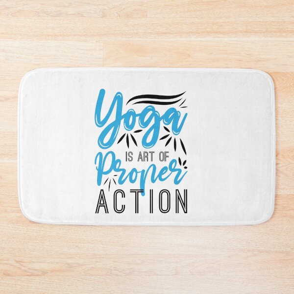 Item preview, yoga is art of proper action designed and sold by Fislux.