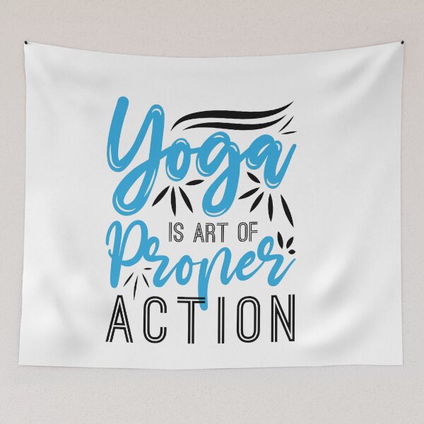 Item preview, yoga is art of proper action designed and sold by Fislux.