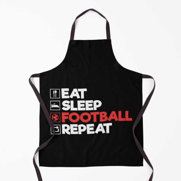 Item preview, Eat Sleep Football Repeat: Funny Soccer Player Football Coach Lover designed and sold by Adexyl.
