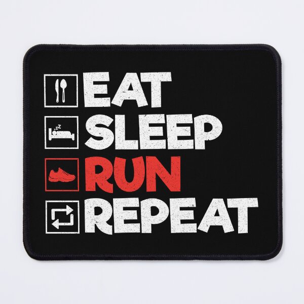 Item preview, Eat Sleep Run Repeat: Funny Running Athletic Runner designed and sold by Adexyl.