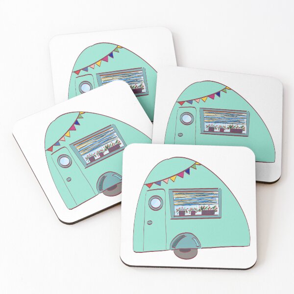 Item preview, camping time in a mint caravan designed and sold by Nendo.