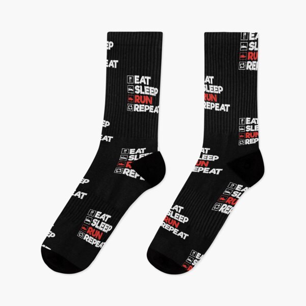 Item preview, Eat Sleep Run Repeat: Funny Running Athletic Runner designed and sold by Adexyl.